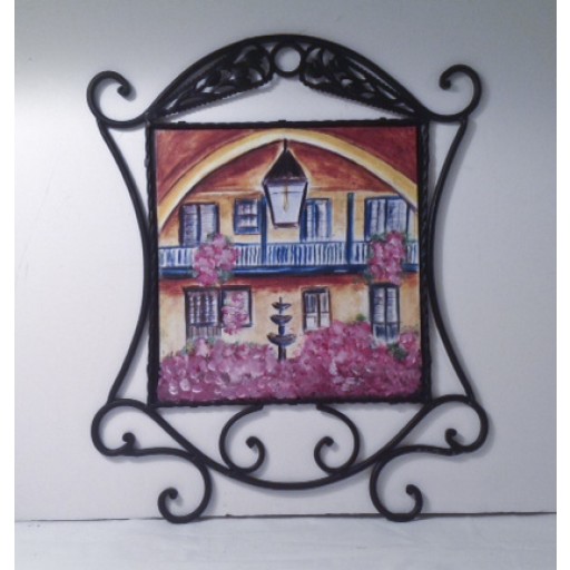 MWAFRM-004 Metal Wall Frame - Hidden Courtyard $45