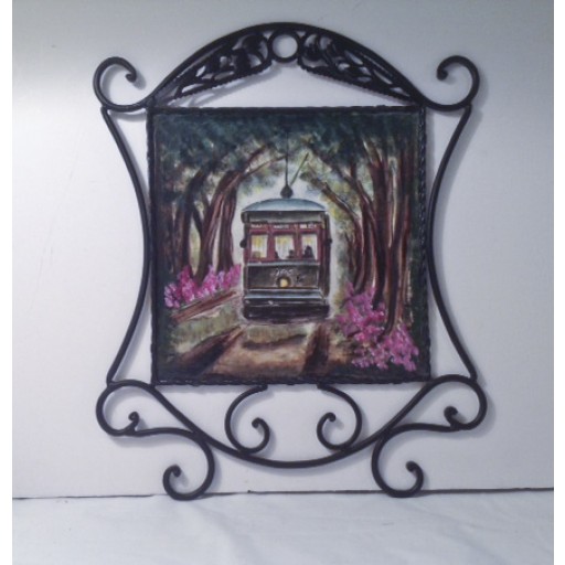 MWAFRM-006 Metal Wall Frame - Streetcar: St. Charles Ave. $45